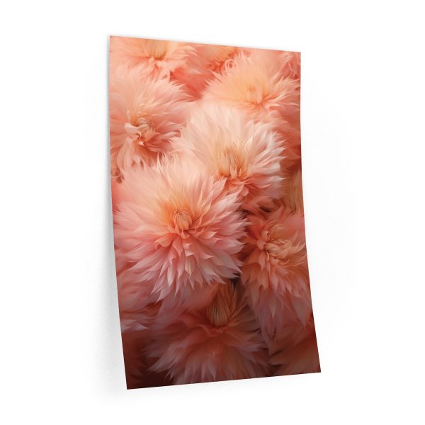 Lovely Fuzzy Buds in Peach 02 - Wall Decals - Image 4