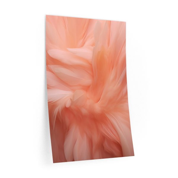 Lovely Fuzzy Feathers in Peach 01 - Wall Decals - Image 4