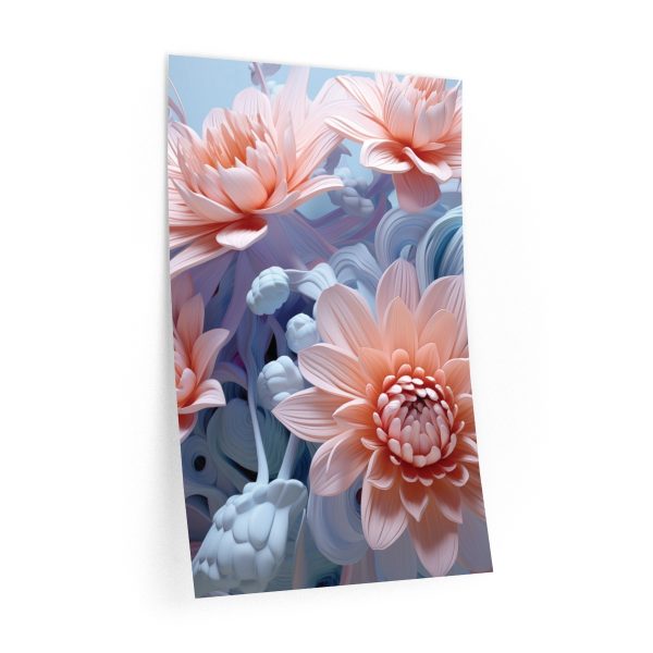 Foamy Floral Fusion 02  - Wall Decals