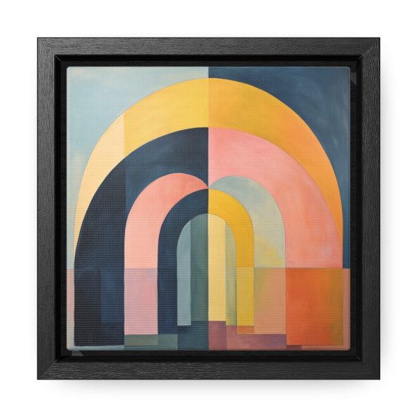 Soft Geometric Archways - Gallery Canvas Wraps, Square Frame - Image 6