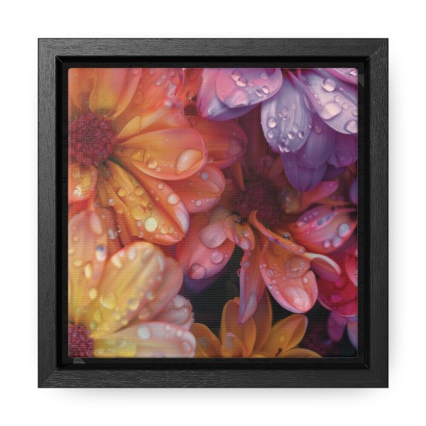 Bright Fantasy Floral 04 - Gallery Canvas Wraps, Square Frame - Image 6