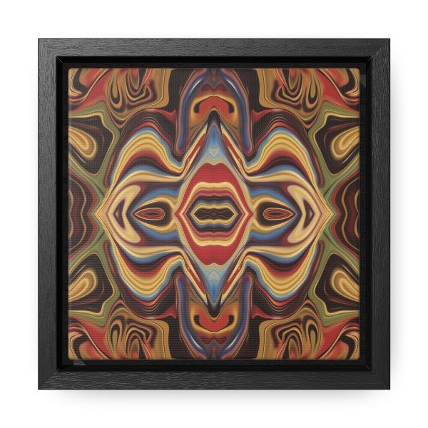 Lipnotic Kaleidoscope Background 03 - Gallery Canvas Wraps, Square Frame - Image 6