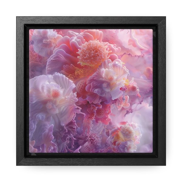 Floral Nebula 05 - Gallery Canvas Wraps, Square Frame - Image 6