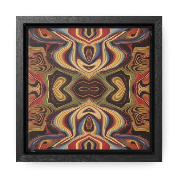 Lipnotic Kaleidoscope Background 04 - Gallery Canvas Wraps, Square Frame - Image 6