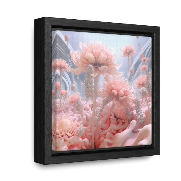 Foamy Floral Fusion 01 - Gallery Canvas Wraps, Square Frame - Image 7