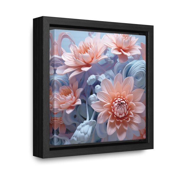 Foamy Floral Fusion 02 - Gallery Canvas Wraps, Square Frame - Image 7