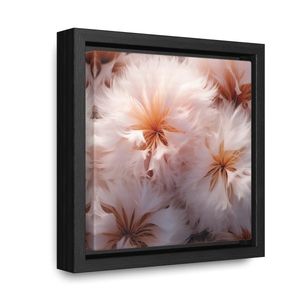 Soft Fantasy Feather Puffs - Gallery Canvas Wraps, Square Frame - Image 7