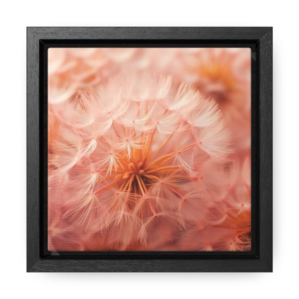 Lovely Fuzzy Fluff in Peach 01 - Gallery Canvas Wraps, Square Frame - Image 6