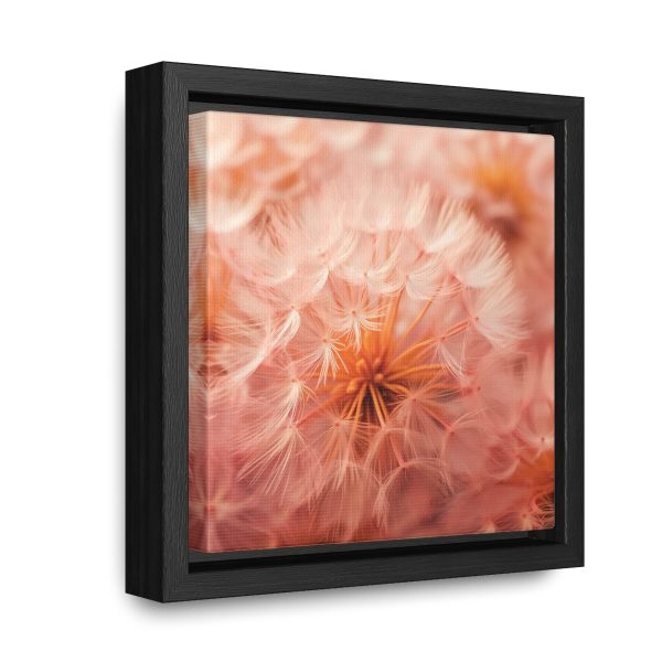 Lovely Fuzzy Fluff in Peach 01 - Gallery Canvas Wraps, Square Frame - Image 7