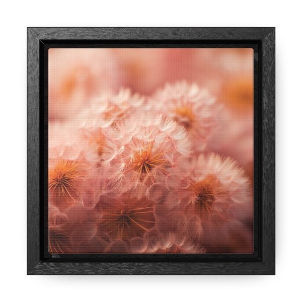 Lovely Fuzzy Fluff in Peach 02 - Gallery Canvas Wraps, Square Frame - Image 6