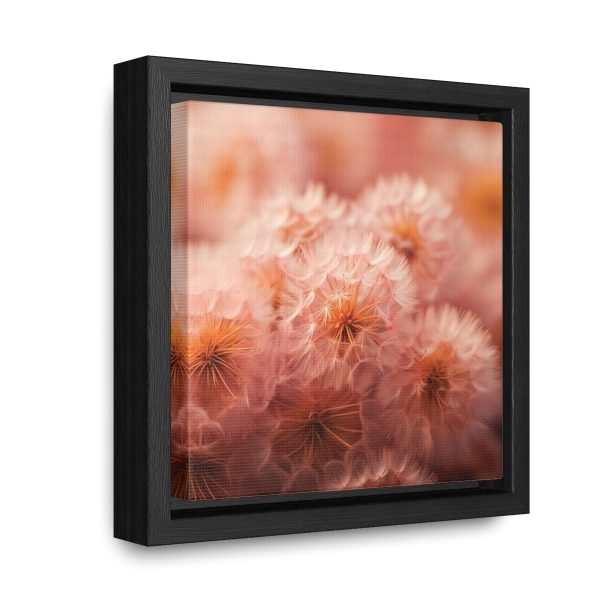 Lovely Fuzzy Fluff in Peach 02 - Gallery Canvas Wraps, Square Frame - Image 7