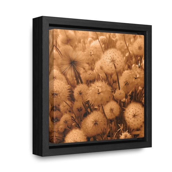 Dandelion Dream in Sunkissed Peach - Gallery Canvas Wraps, Square Frame - Image 7