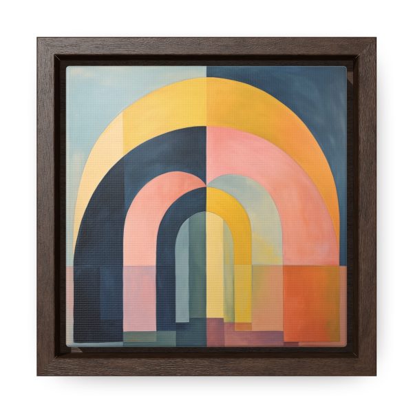 Soft Geometric Archways - Gallery Canvas Wraps, Square Frame - Image 11