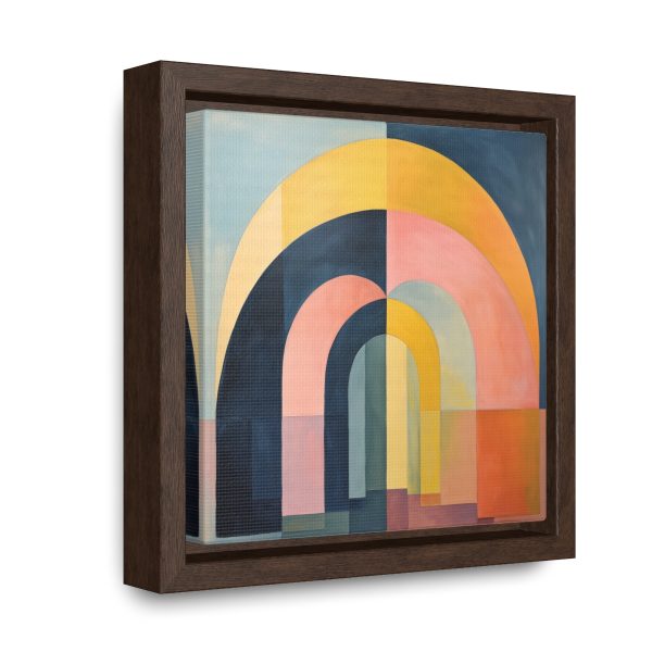 Soft Geometric Archways - Gallery Canvas Wraps, Square Frame - Image 12