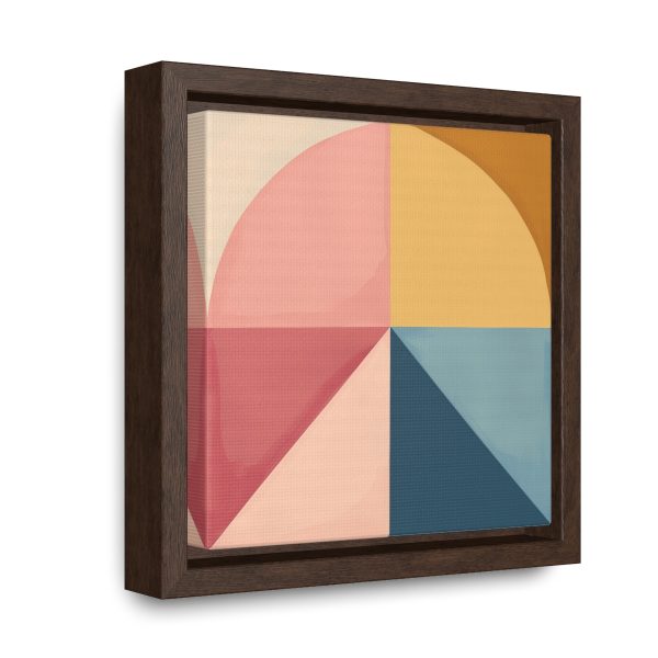 Soft Geometric Pyramid 02 - Gallery Canvas Wraps, Square Frame - Image 12