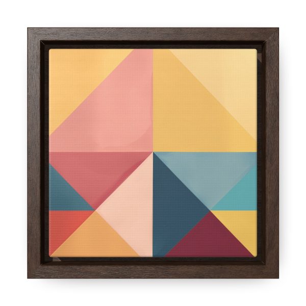 Soft Geometric Pyramid 03 - Gallery Canvas Wraps, Square Frame - Image 11