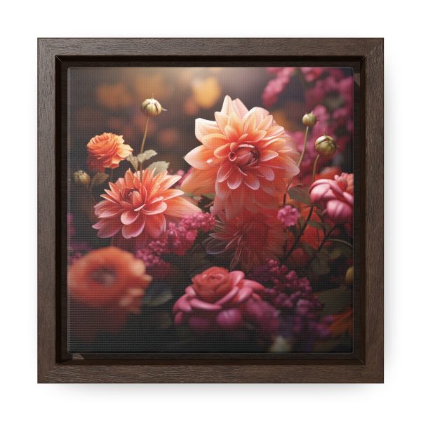 Bright Fantasy Floral 02 - Gallery Canvas Wraps, Square Frame - Image 11