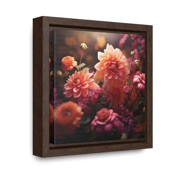 Bright Fantasy Floral 02 - Gallery Canvas Wraps, Square Frame - Image 12