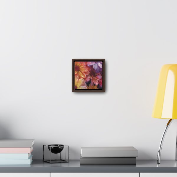 Bright Fantasy Floral 04 - Gallery Canvas Wraps, Square Frame - Image 14