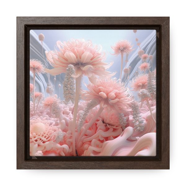 Foamy Floral Fusion 01 - Gallery Canvas Wraps, Square Frame - Image 11