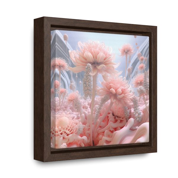 Foamy Floral Fusion 01 - Gallery Canvas Wraps, Square Frame - Image 12