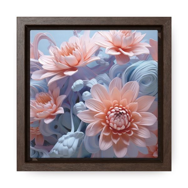 Foamy Floral Fusion 02 - Gallery Canvas Wraps, Square Frame - Image 11