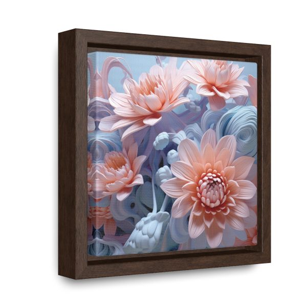 Foamy Floral Fusion 02 - Gallery Canvas Wraps, Square Frame - Image 12