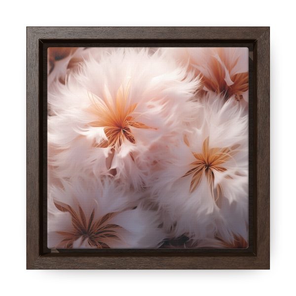 Soft Fantasy Feather Puffs - Gallery Canvas Wraps, Square Frame - Image 11