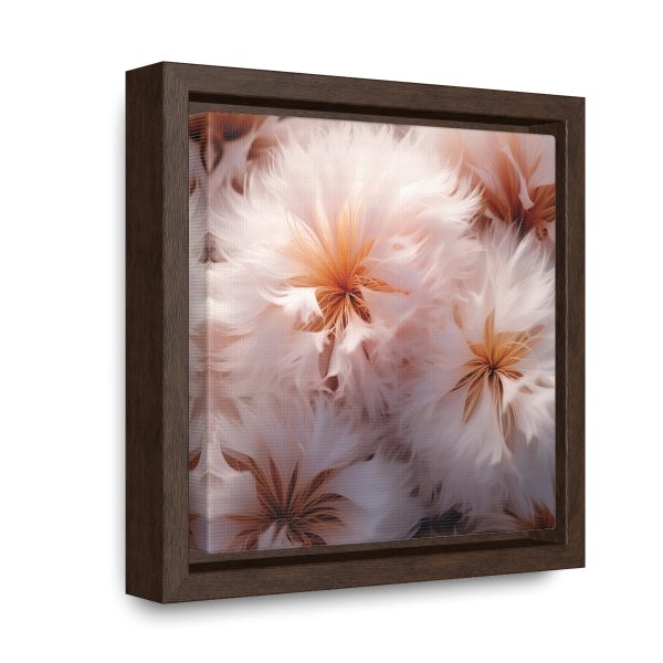 Soft Fantasy Feather Puffs - Gallery Canvas Wraps, Square Frame - Image 12