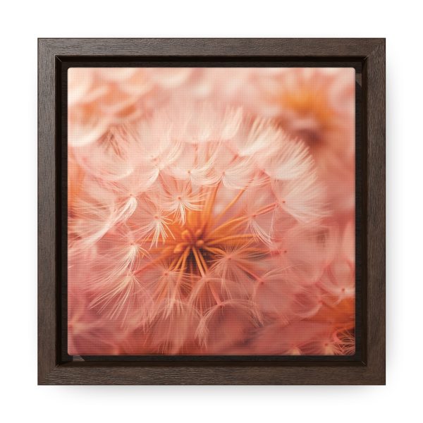 Lovely Fuzzy Fluff in Peach 01 - Gallery Canvas Wraps, Square Frame - Image 11