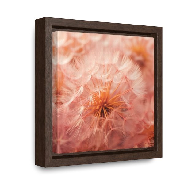 Lovely Fuzzy Fluff in Peach 01 - Gallery Canvas Wraps, Square Frame - Image 12