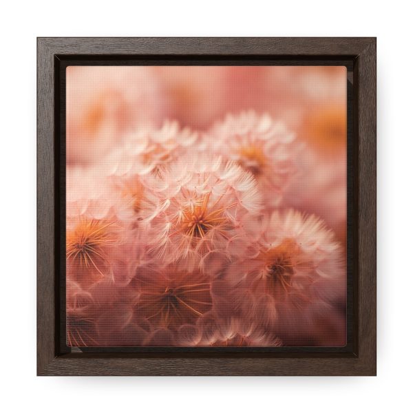 Lovely Fuzzy Fluff in Peach 02 - Gallery Canvas Wraps, Square Frame - Image 11