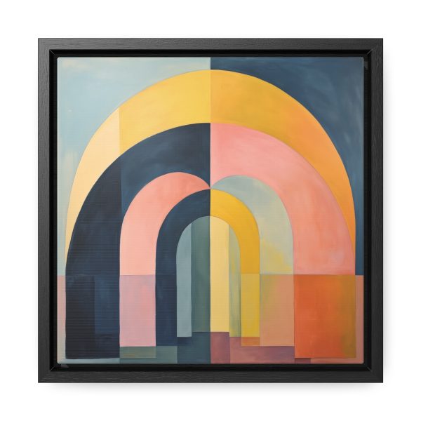 Soft Geometric Archways - Gallery Canvas Wraps, Square Frame - Image 16