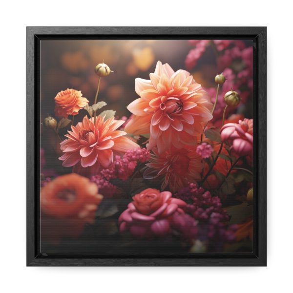 Bright Fantasy Floral 02 - Gallery Canvas Wraps, Square Frame - Image 16