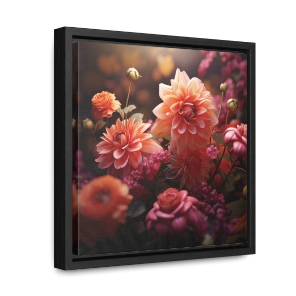 Bright Fantasy Floral 02 - Gallery Canvas Wraps, Square Frame - Image 17