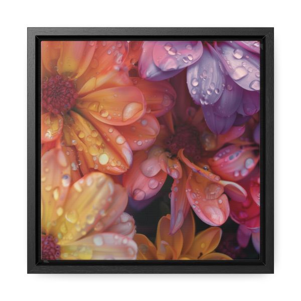 Bright Fantasy Floral 04 - Gallery Canvas Wraps, Square Frame - Image 16