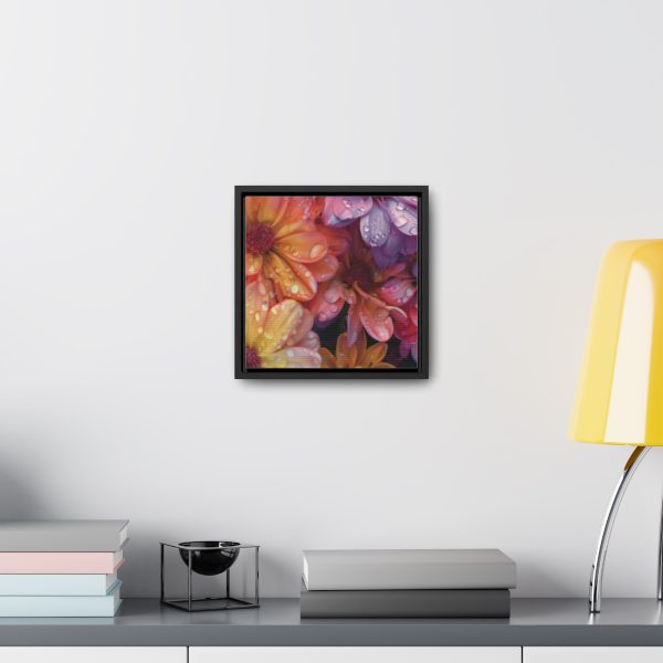 Bright Fantasy Floral 04 - Gallery Canvas Wraps, Square Frame - Image 19