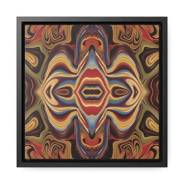 Lipnotic Kaleidoscope Background 03 - Gallery Canvas Wraps, Square Frame - Image 16