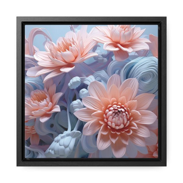 Foamy Floral Fusion 02 - Gallery Canvas Wraps, Square Frame - Image 16