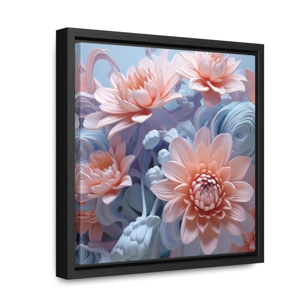 Foamy Floral Fusion 02 - Gallery Canvas Wraps, Square Frame - Image 17