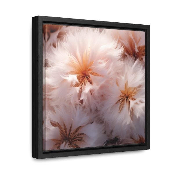 Soft Fantasy Feather Puffs - Gallery Canvas Wraps, Square Frame - Image 17