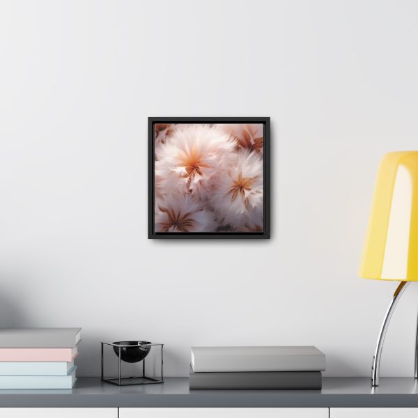 Soft Fantasy Feather Puffs - Gallery Canvas Wraps, Square Frame - Image 19