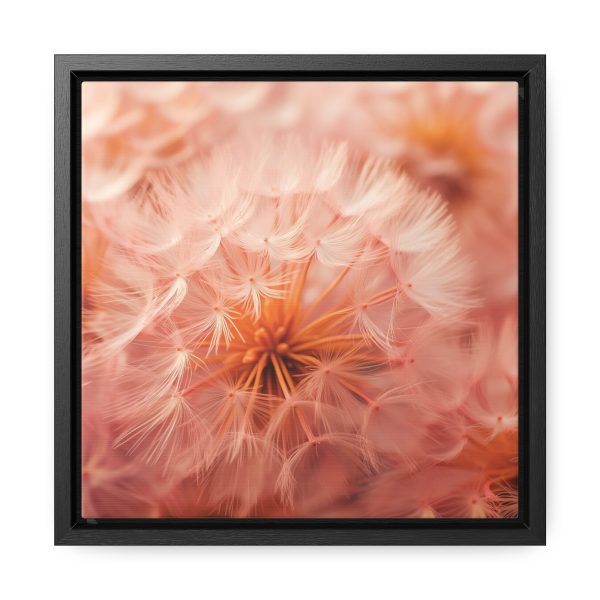 Lovely Fuzzy Fluff in Peach 01 - Gallery Canvas Wraps, Square Frame - Image 16