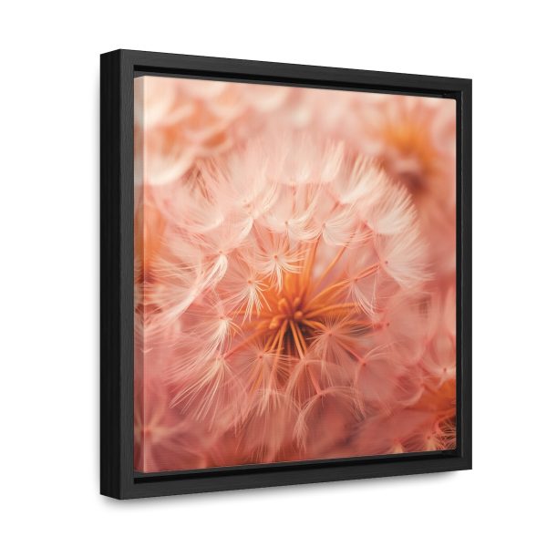 Lovely Fuzzy Fluff in Peach 01 - Gallery Canvas Wraps, Square Frame - Image 17