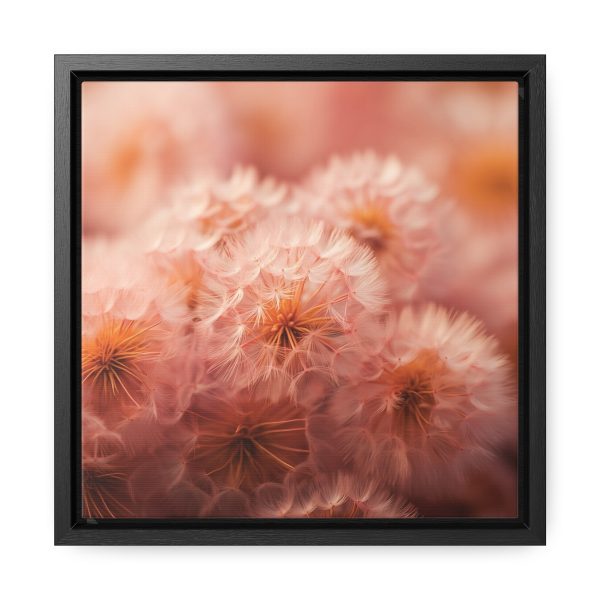 Lovely Fuzzy Fluff in Peach 02 - Gallery Canvas Wraps, Square Frame - Image 16