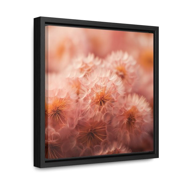 Lovely Fuzzy Fluff in Peach 02 - Gallery Canvas Wraps, Square Frame - Image 17