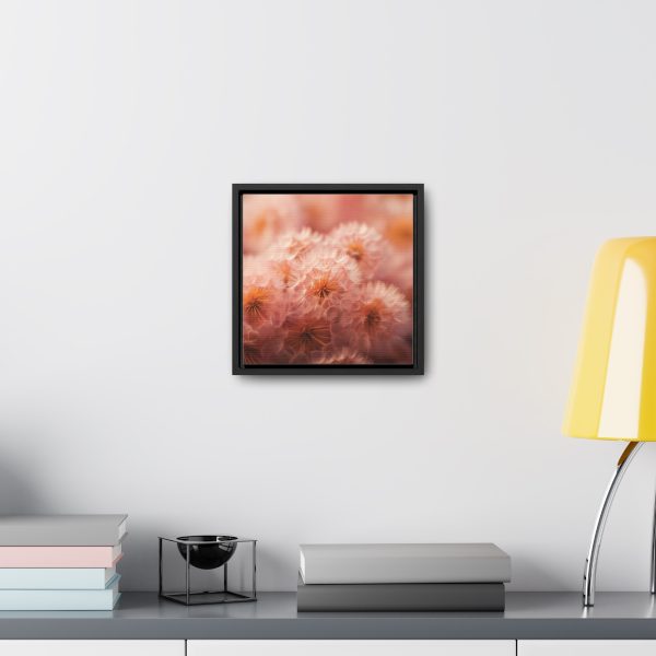 Lovely Fuzzy Fluff in Peach 02 - Gallery Canvas Wraps, Square Frame - Image 19