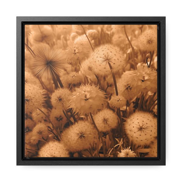 Dandelion Dream in Sunkissed Peach - Gallery Canvas Wraps, Square Frame - Image 16