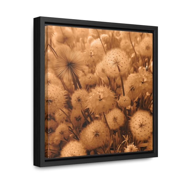 Dandelion Dream in Sunkissed Peach - Gallery Canvas Wraps, Square Frame - Image 17