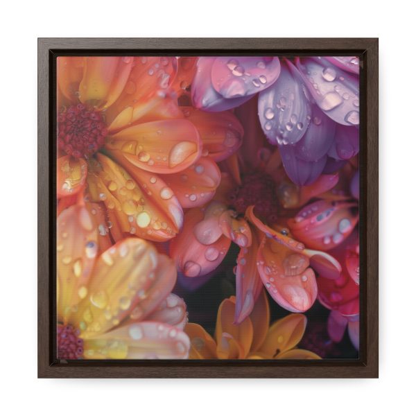 Bright Fantasy Floral 04 - Gallery Canvas Wraps, Square Frame - Image 21